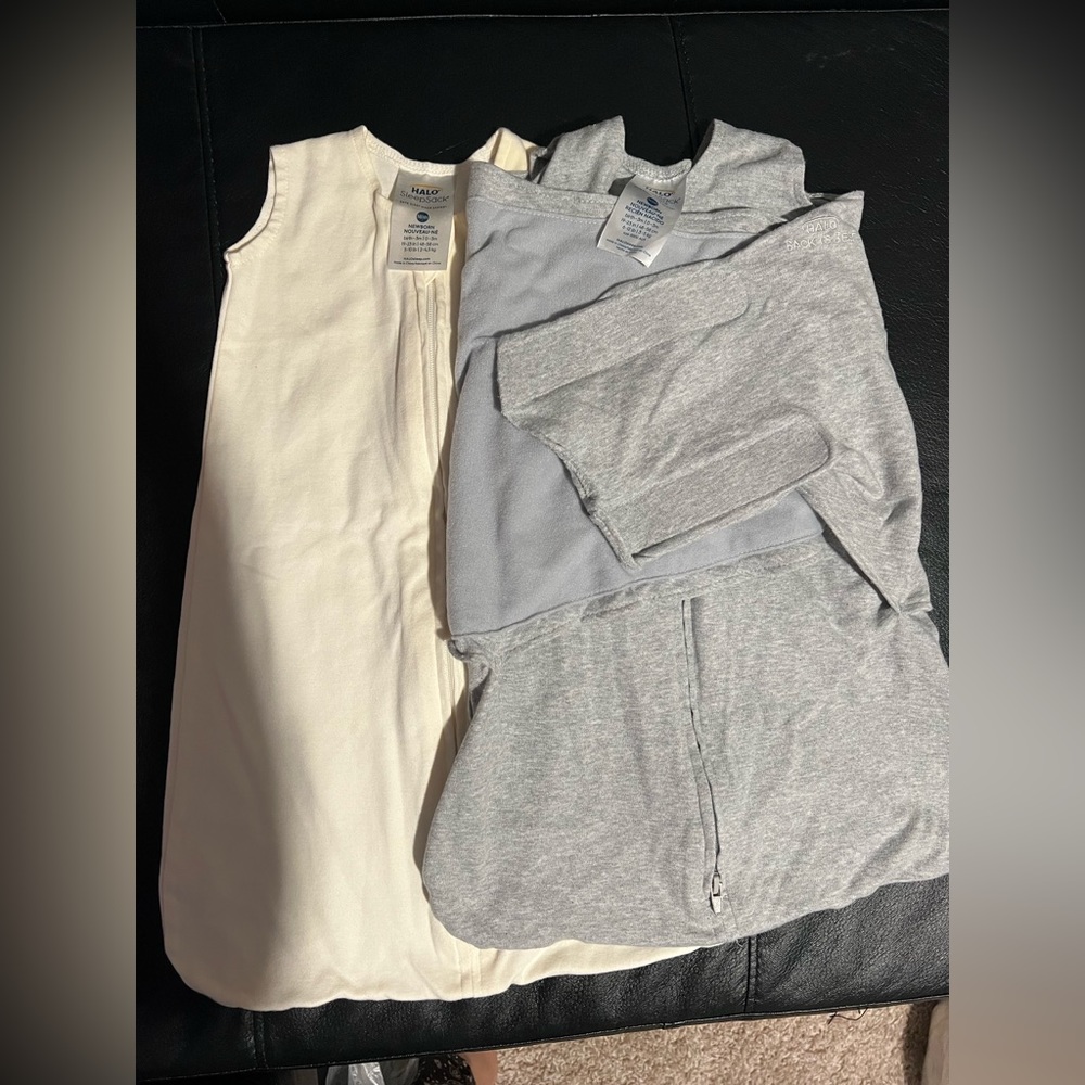 2 Newborn HALO Sleepsacks